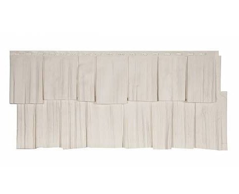 Фасадная панель T-Сайдинг-Щепа дуб ЭКО-1 Белый купить в Новотроицке