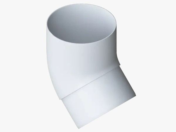 Водосток Альта-Профиль ПВХ – Колено 45 (белый) купить в Новотроицке