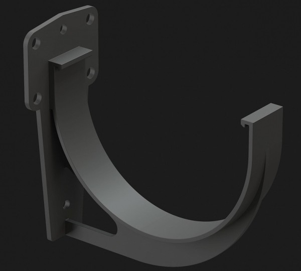 Кронштейн желоба Docke Premium ПВХ - Графит купить в Новотроицке