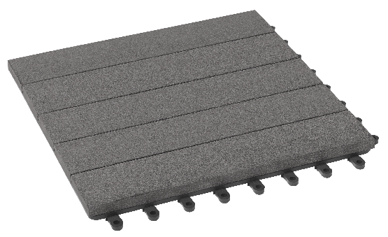 Модульный паркет ДПК GRINDERDECO Комфорт 3 Серый базальт купить в Новотроицке