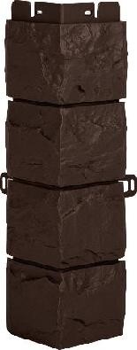 Угол наружный Альта-Профиль Фагот ЭКО Коричневый купить в Новотроицке