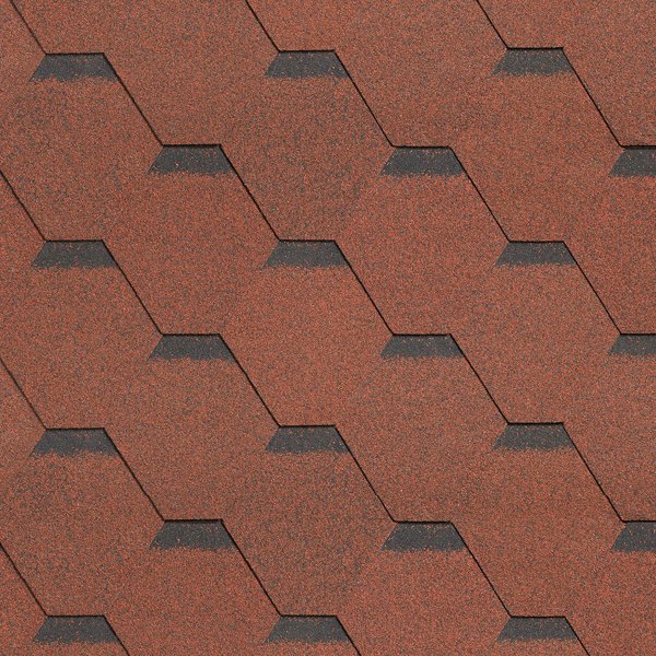 Гибкая черепица Shinglas, серия Ультра, коллекция Самба – Рубин купить в Новотроицке