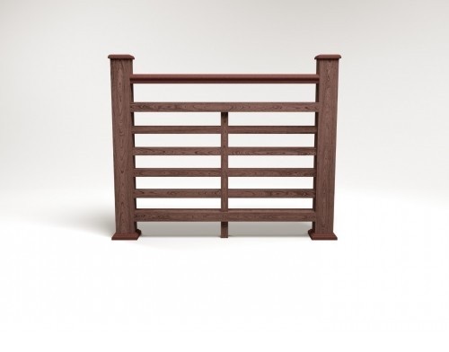 Ограждение из ДПК FG4 шоколад купить в Новотроицке