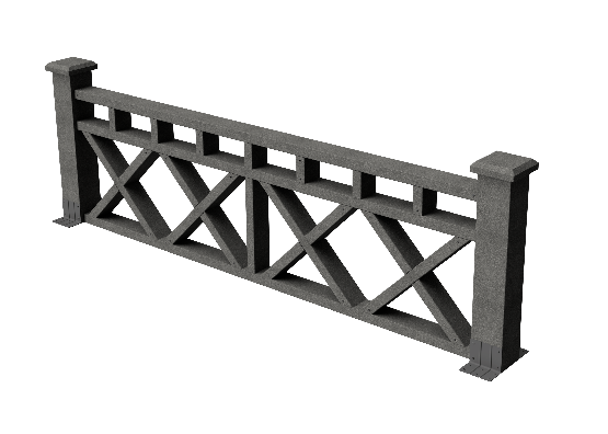 Ограждения декоративное ДПК GRINDERDECO Бэйли серый базальт купить в Новотроицке