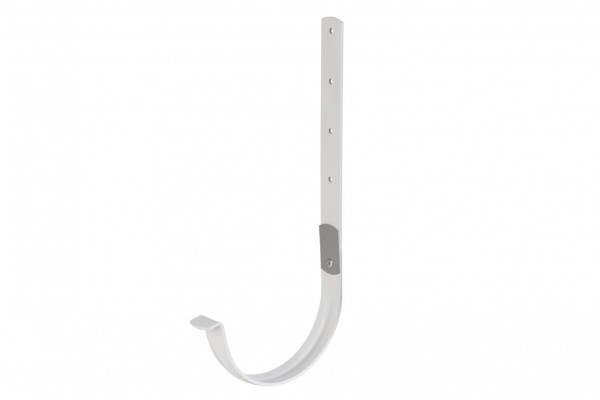 Водосток Альта-Профиль ПВХ – Кронштейн желоба металл (белый) купить в Новотроицке