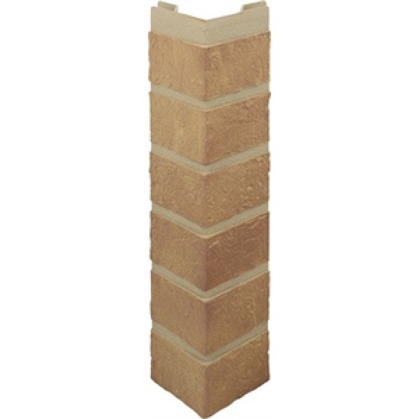 Наружный угол кирпич (бежевый), 0,47 х 0,1м купить в Новотроицке