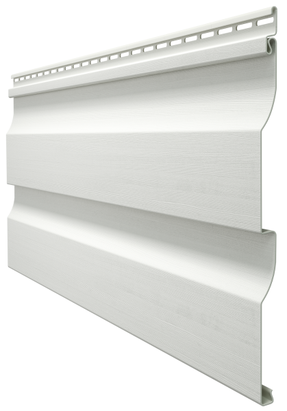 Виниловый сайдинг docke (дёке) - профиль D4,5D, пломбир купить в Новотроицке