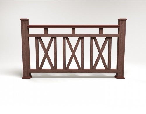 Ограждение из ДПК FG3 шоколад купить в Новотроицке