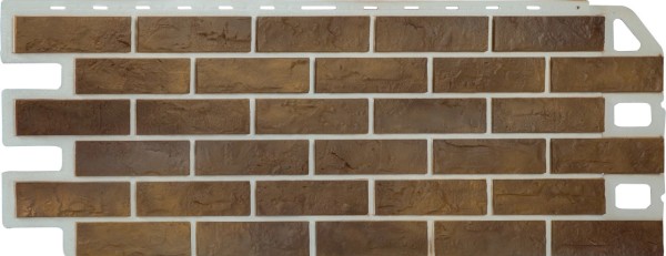Фасадная панель Альта-Профиль Кирпич Рустикальный 02 купить в Новотроицке