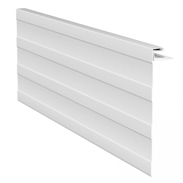 J-фаска ( ветровая, карнизная планка ) для сайдинга, белый купить в Новотроицке