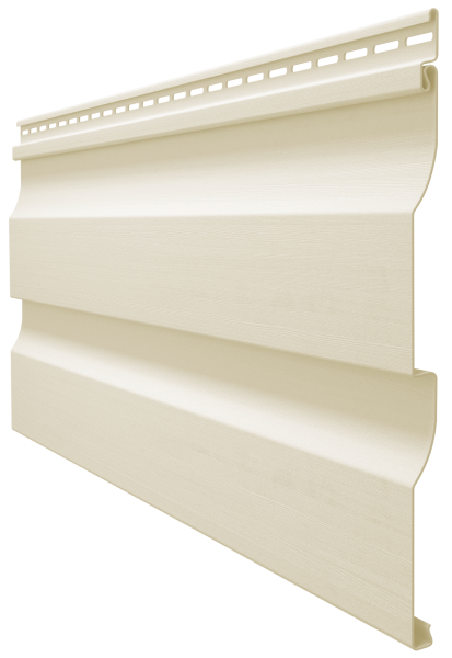 Виниловый сайдинг docke (дёке) - профиль D4,5D, сливки купить в Новотроицке