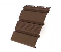 Софит с центральной перфорацией, коричневый