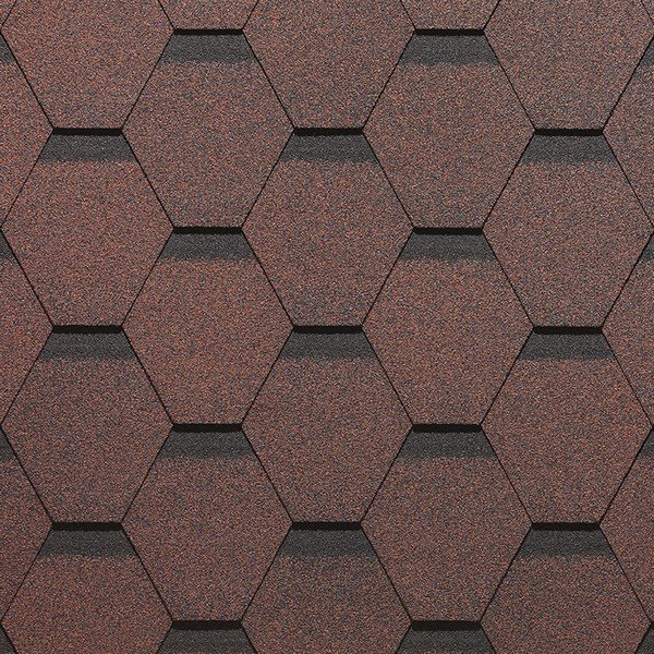 Гибкая черепица Docke, коллекция Сота – Красный купить в Новотроицке