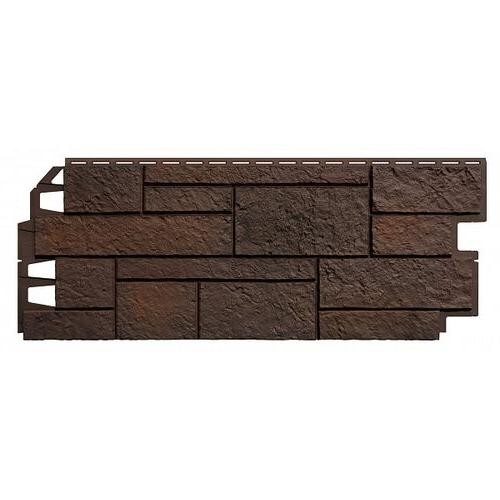 Фасадные панели ТЕХНОНИКОЛЬ Песчаник Тёмно-коричневый купить в Новотроицке