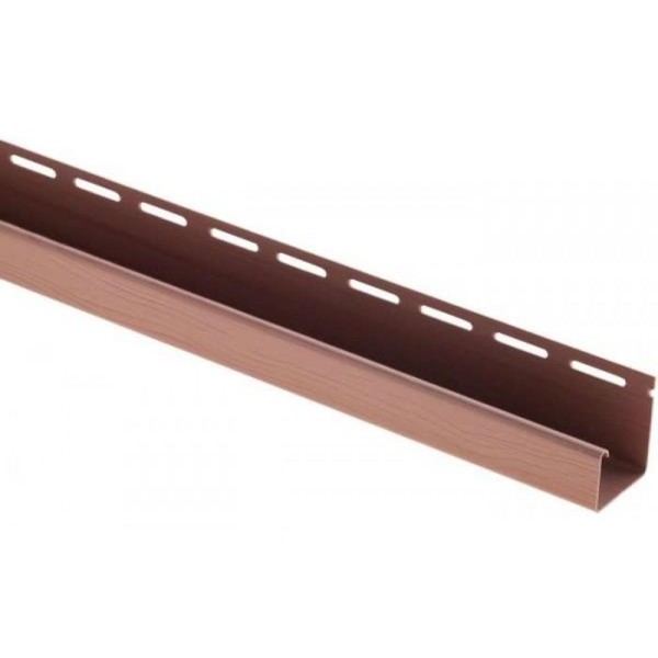 J-профиль Люкс Крашенный, T-15, ВН, Красно-коричневый купить в Новотроицке