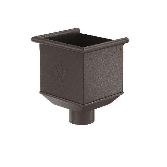 Водосток Aquasistem, Система 150/100 - Водосборная воронка RR 32 Тёмно-коричневый matt купить в Новотроицке