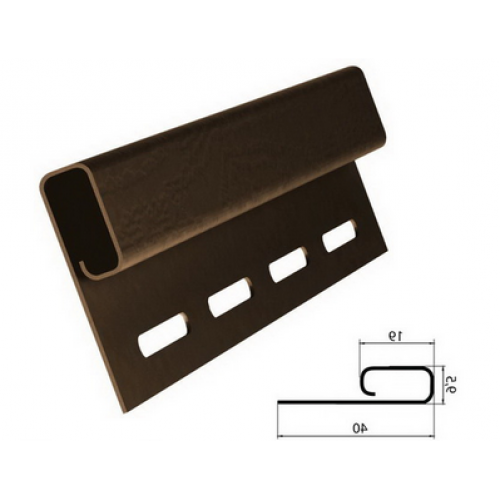 Финишная планка, коричневая купить в Новотроицке