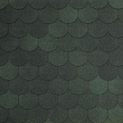 Гибкая черепица Tegola ASSISI verde 473