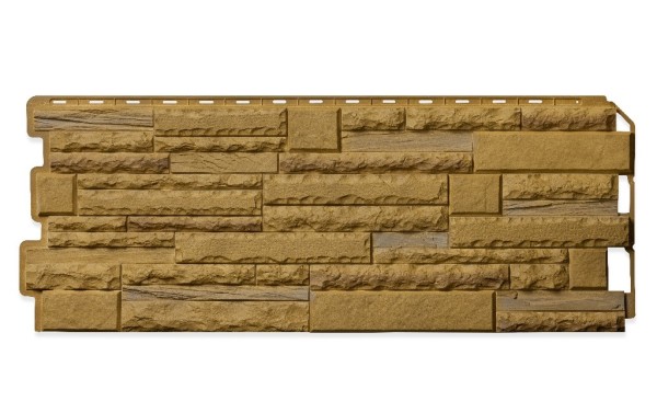Фасадная панель Цокольный сайдинг Альта профиль Скалистый камень Альпы Комби купить в Новотроицке