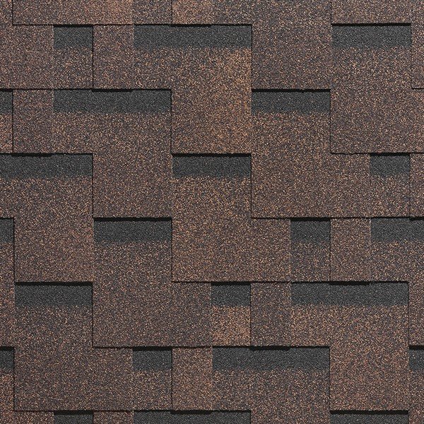 Гибкая черепица Docke, коллекция Тетрис – Коричневый купить в Новотроицке