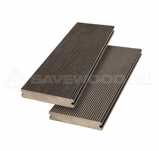 Террасная доска SW Abies (R) - радиальный распил Темно-коричневый купить в Новотроицке