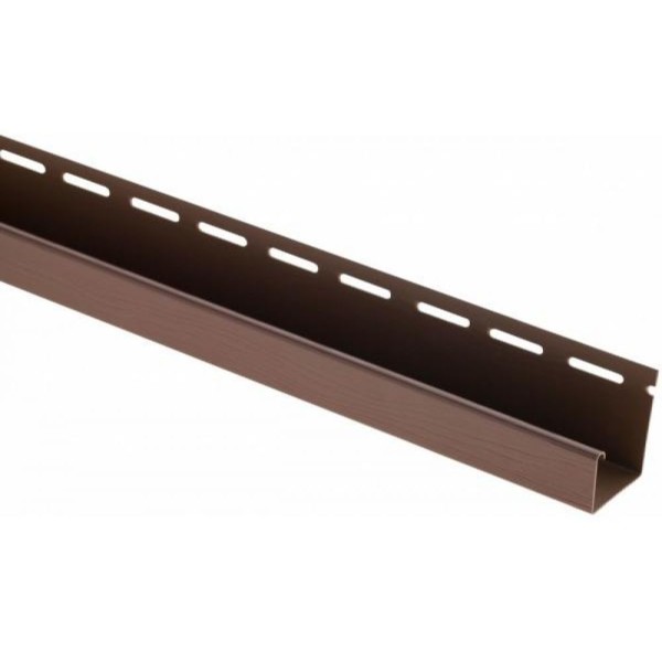 J-профиль Люкс Крашенный, T-15, ВН, Тёмный Орех купить в Новотроицке