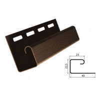 J-профиль, коричневый купить в Новотроицке