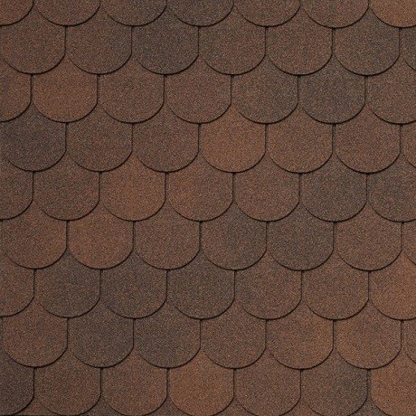 Гибкая черепица Tegola ASSISI marrone 434 купить в Новотроицке