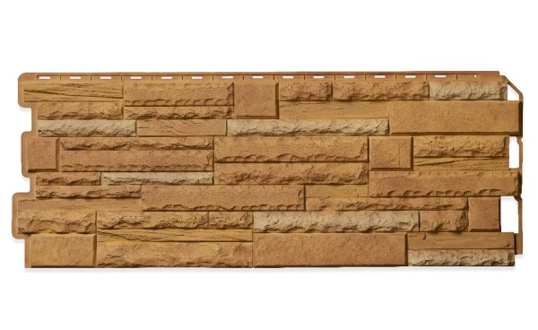 Фасадная панель Цокольный сайдинг Альта профиль Скалистый камень Памир Комби купить в Новотроицке