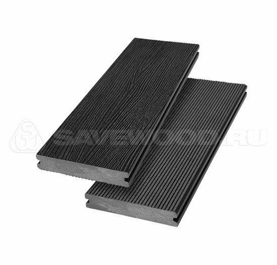 Террасная доска SW Abies (R) - радиальный распил Черный купить в Новотроицке