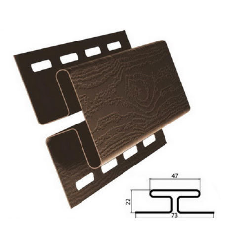 H-профиль, коричневый купить в Новотроицке