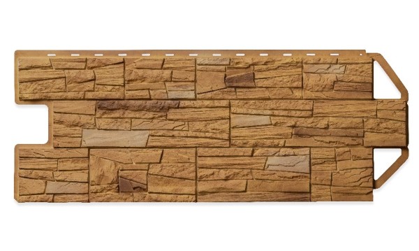 Фасадная панель Цокольный сайдинг Альта профиль Каньон Невада Комби купить в Новотроицке