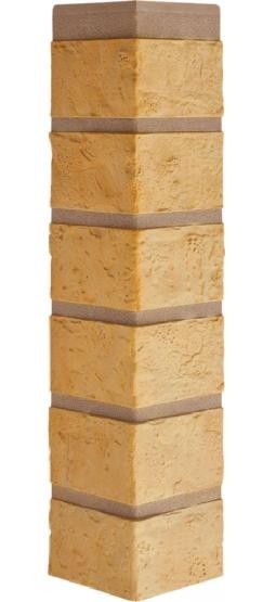 Наружный угол кирпич (желтый), 0,47 х 0,1м купить в Новотроицке