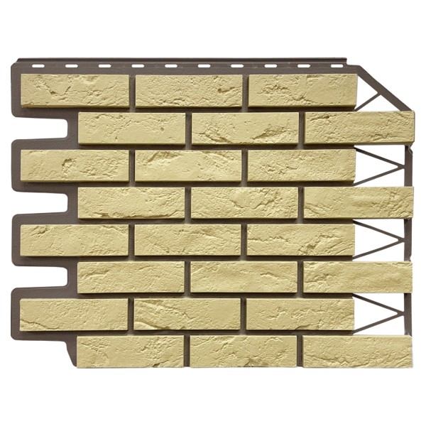 Фасадная панель FineBer, Кирпич Баварский, Песочный купить в Новотроицке