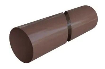 Водосток Альта-Профиль ПВХ – Труба водосточная 4м (коричневый) купить в Новотроицке