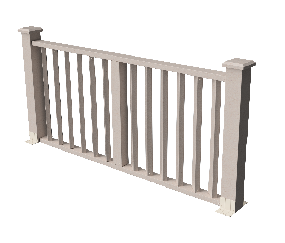 Ограждения декоративное ДПК GRINDERDECO Бруклин выбеленый дуб купить в Новотроицке