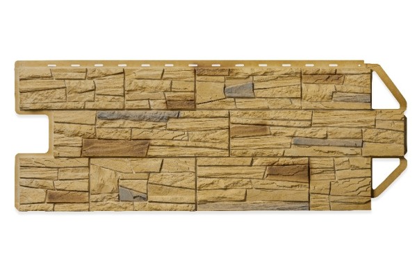 Фасадная панель Цокольный сайдинг Альта профиль Каньон Колорадо Комби купить в Новотроицке