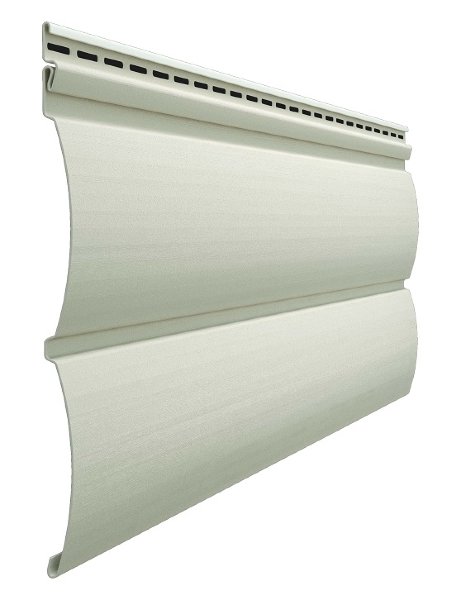 Виниловый сайдинг docke (дёке) - blockhaus D4,7T (под бревно), сливки купить в Новотроицке