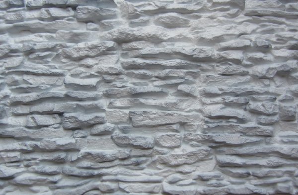 Фасадная панель Аэлит Пласт крупный Белый купить в Новотроицке