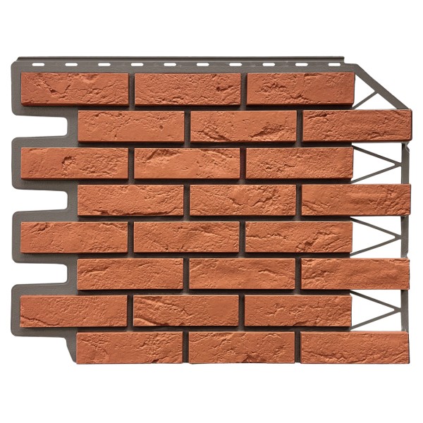 Фасадная панель FineBer, Кирпич Баварский, Терракотовый купить в Новотроицке