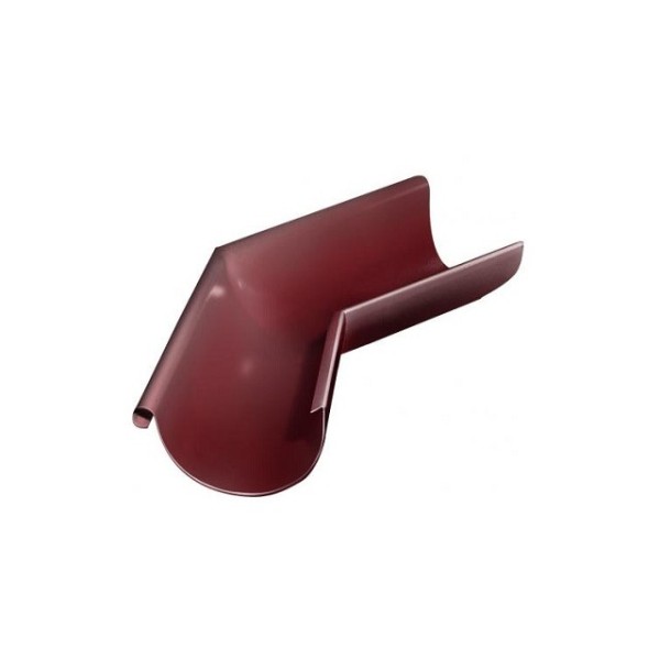 Водосток Grand Line 125x90 – Угол желоба наружный 135° RAL 3005 купить в Новотроицке