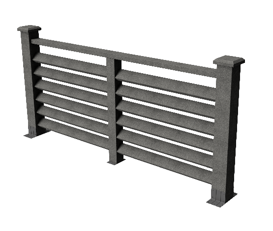 Ограждения декоративное ДПК GRINDERDECO Босфор серый базальт купить в Новотроицке