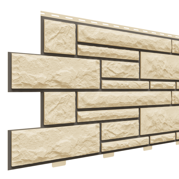 Фасадная панель Доломит, Брусчатка Доломит Шампань (2м) купить в Новотроицке