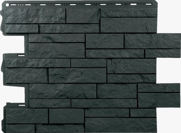 Фасадная панель Альта-Профиль Шотландия Графит купить в Новотроицке