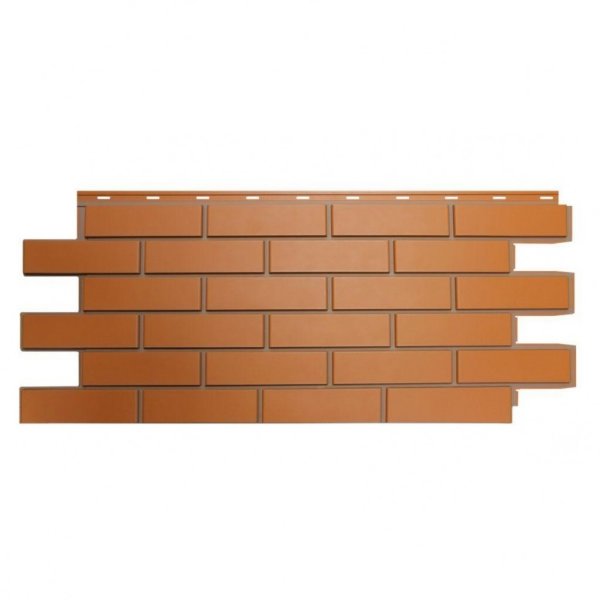 Фасадная панель Nordside, Гладкий Кирпич, Красный купить в Новотроицке