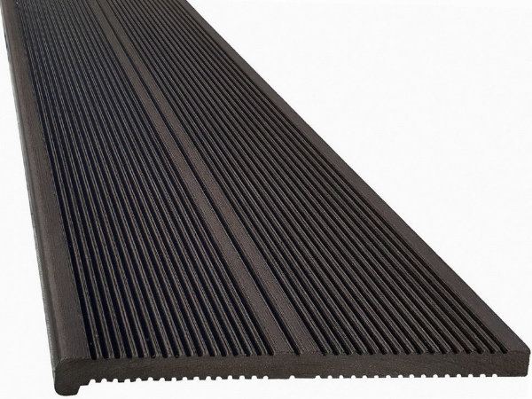 Ступени из ДПК Deckron полнотелая Венге купить в Новотроицке