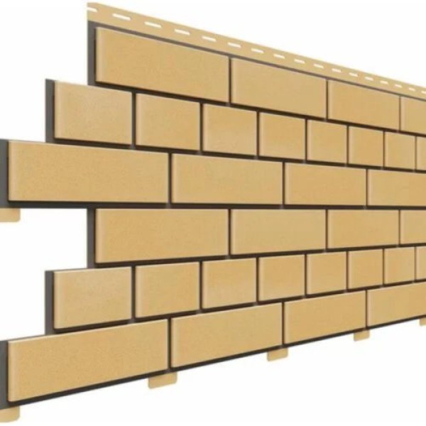 Фасадная панель Доломит Кирпич, Желтый купить в Новотроицке