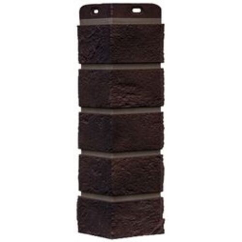 Угол Grand Line состаренный кирпич Элит кофе (жжёный), ШОВ темно-бежевый купить в Новотроицке