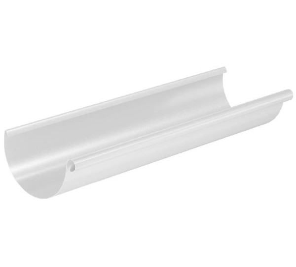 Водосток Aquasistem, система 150x100 - Водосточный желоб 3.00м RR 20 Мраморно-белый купить в Новотроицке