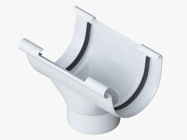 Водосток Альта-Профиль ПВХ – Воронка водосточная (белый) купить в Новотроицке